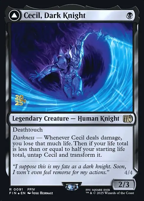 Cecil, Dark Knight // Cecil, Redeemed Paladin [Foil]