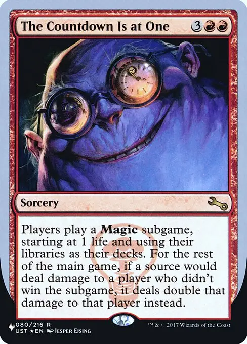 The Countdown Is at One [Foil]