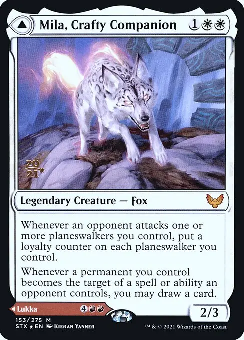 Mila, Crafty Companion // Lukka, Wayward Bonder [Foil]