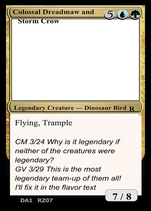 Colossal Dreadmaw and Storm Crow