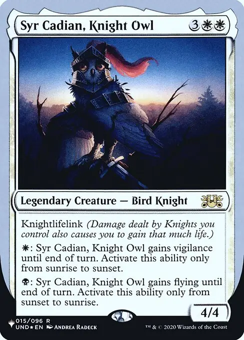 Syr Cadian, Knight Owl [Foil]