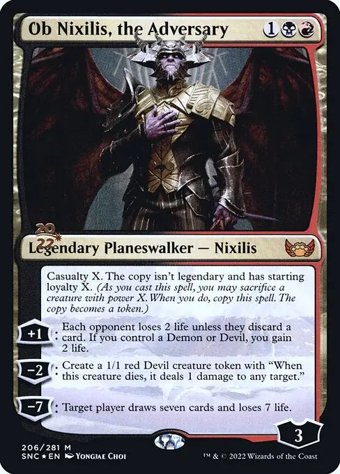 Ob Nixilis, the Adversary [Foil]