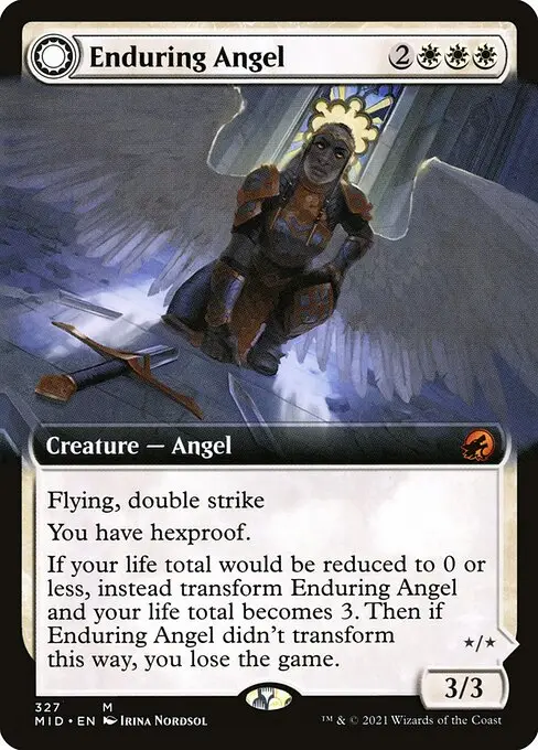 Enduring Angel // Angelic Enforcer [Foil]