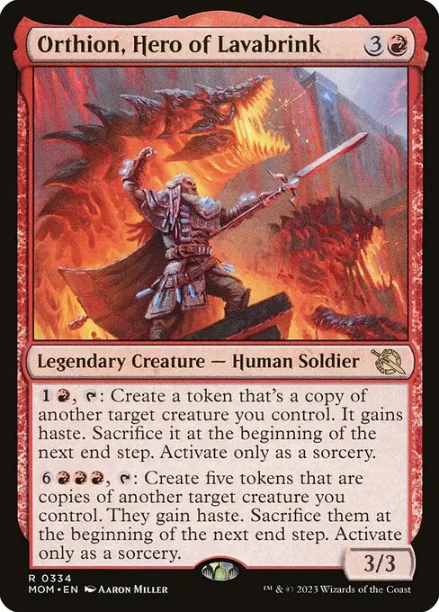 Orthion, Hero of Lavabrink [Foil]