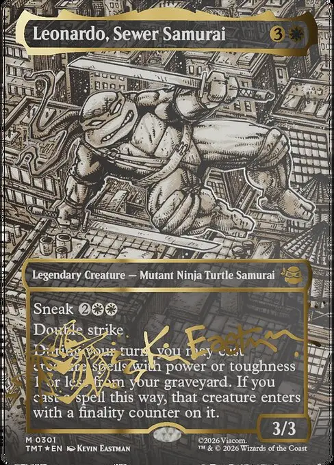 Leonardo, Sewer Samurai [Foil]