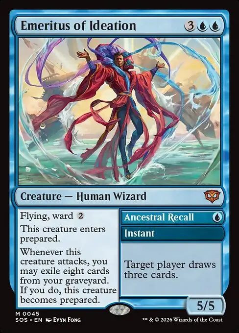 Emeritus of Ideation // Ancestral Recall [Foil]