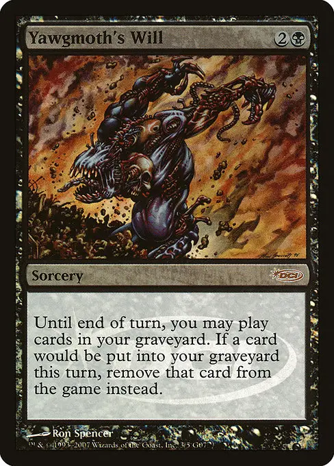 Yawgmoth's Will [Foil]