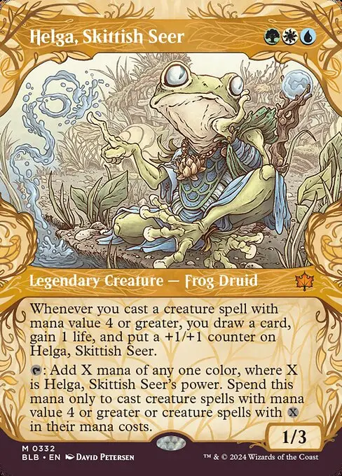 Helga, Skittish Seer [Foil]