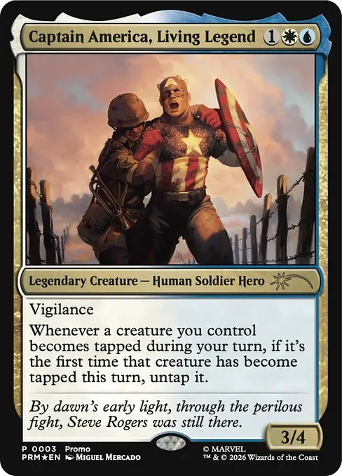 Captain America, Living Legend [Foil]