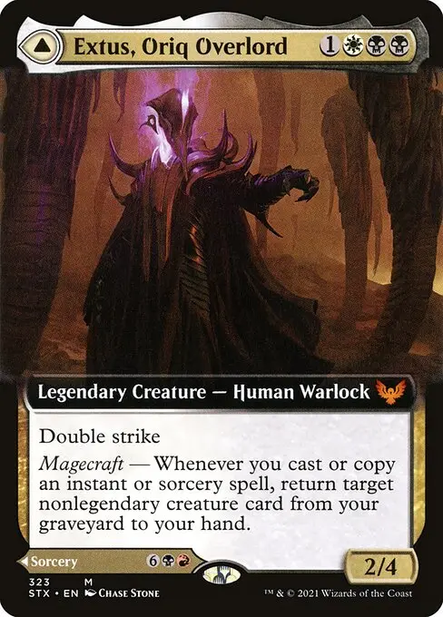 Extus, Oriq Overlord // Awaken the Blood Avatar [Foil]