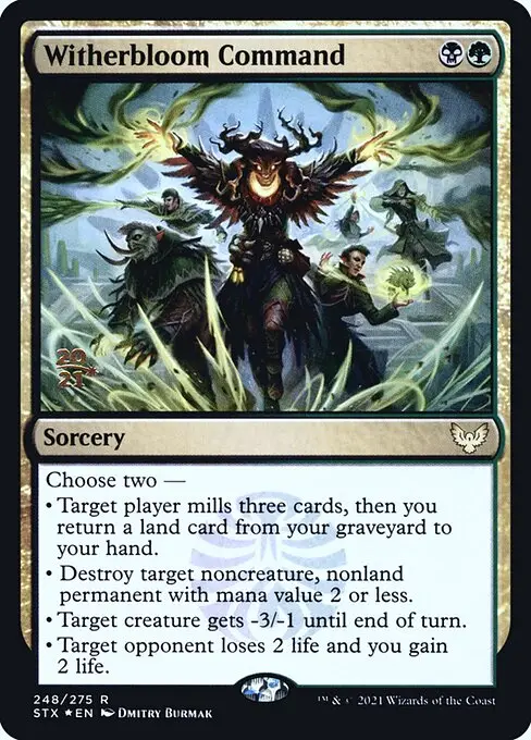 Witherbloom Command [Foil]