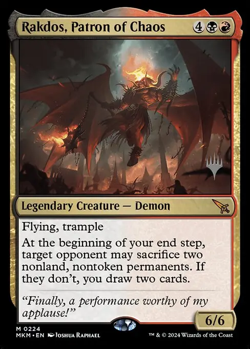 Rakdos, Patron of Chaos [Foil]