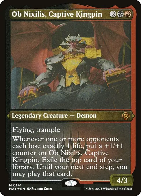 Ob Nixilis, Captive Kingpin [Etched]