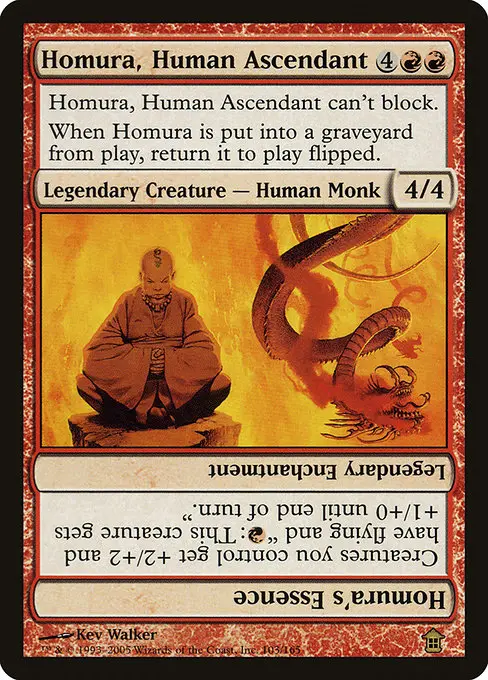 Homura, Human Ascendant // Homura's Essence [Foil]