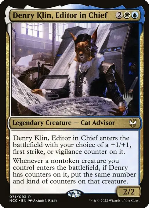 Denry Klin, Editor in Chief [Foil]