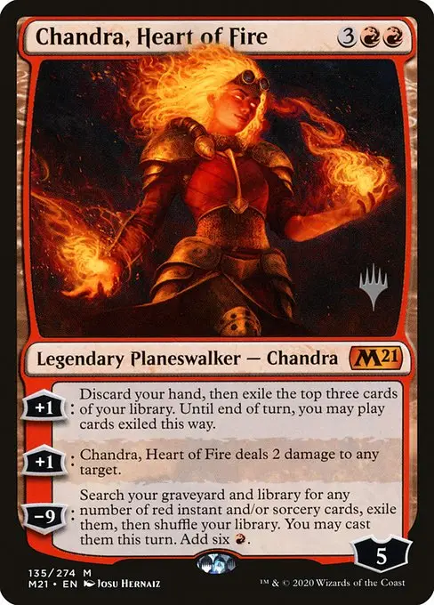 Chandra, Heart of Fire [Foil]