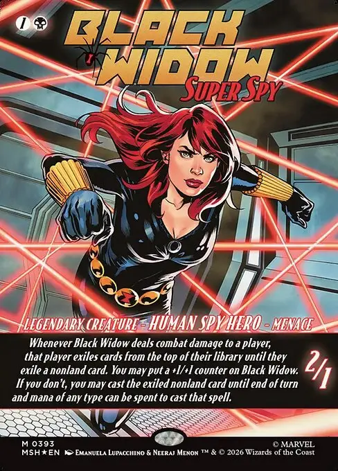 Black Widow, Super Spy [Foil]