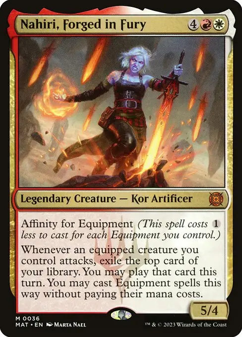 Nahiri, Forged in Fury [Foil]