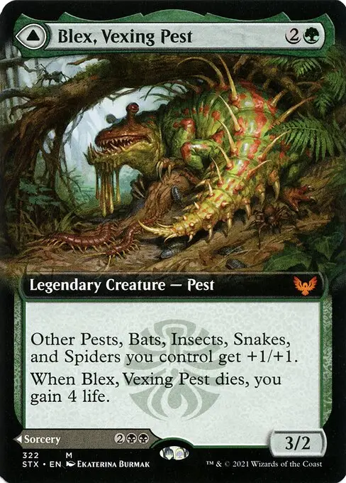 Blex, Vexing Pest // Search for Blex [Foil]