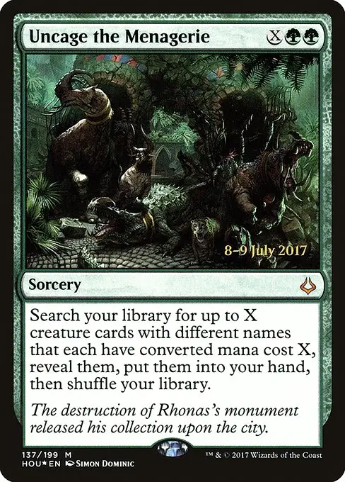 Uncage the Menagerie [Foil]
