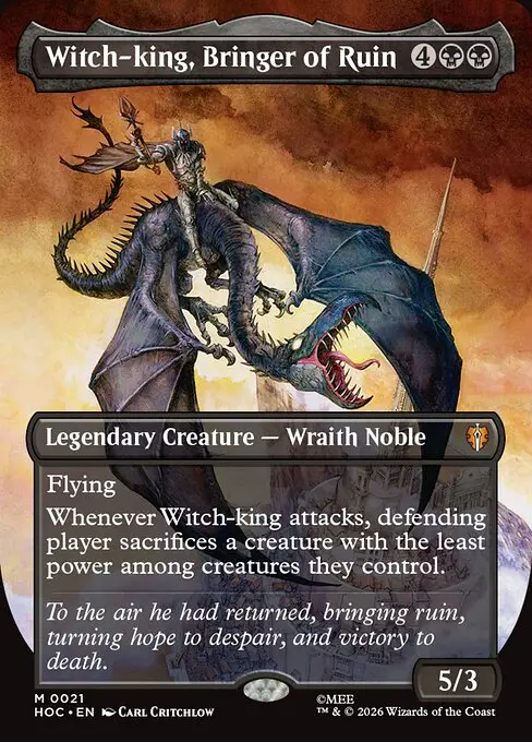 Witch-king, Bringer of Ruin [Foil]