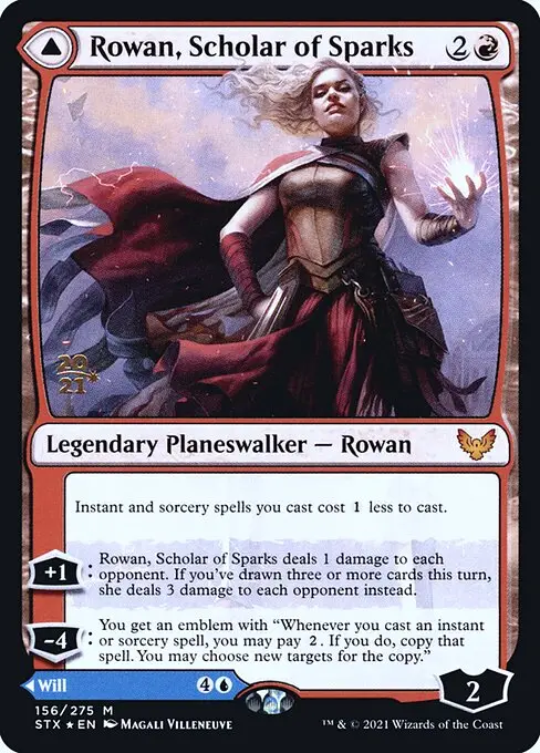 Rowan, Scholar of Sparks // Will, Scholar of Frost [Foil]