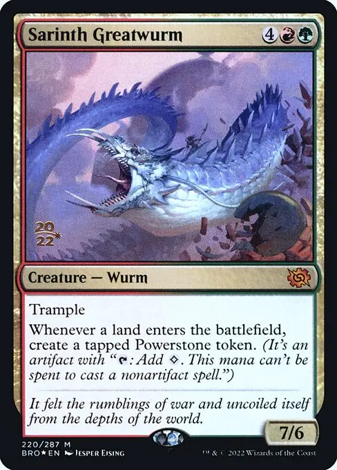 Sarinth Greatwurm [Foil]
