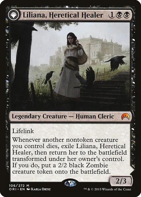 Liliana, Heretical Healer // Liliana, Defiant Necromancer [Foil]