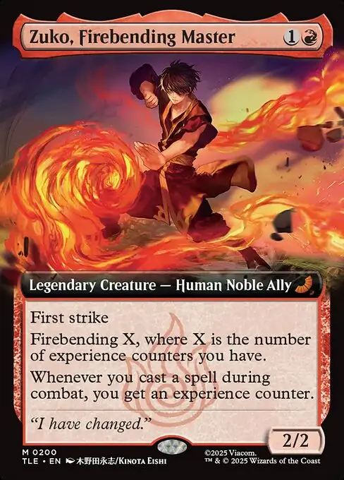 Zuko, Firebending Master [Foil]