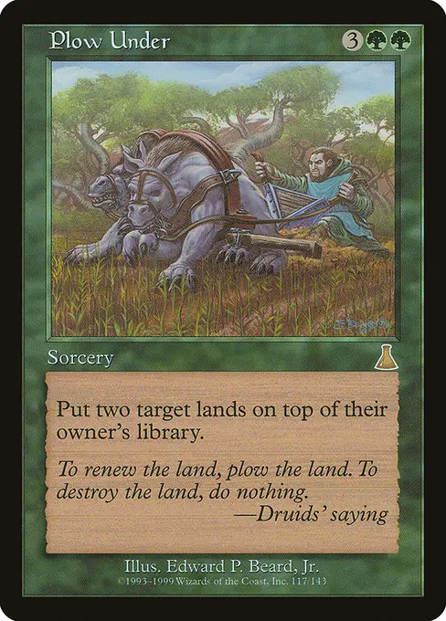 Plow Under [Foil]