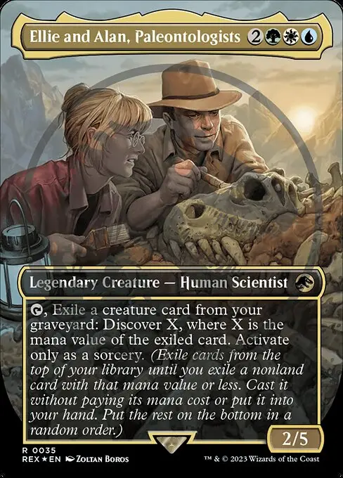 Ellie and Alan, Paleontologists [Foil]