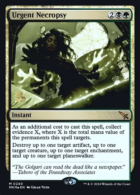 Urgent Necropsy [Foil]
