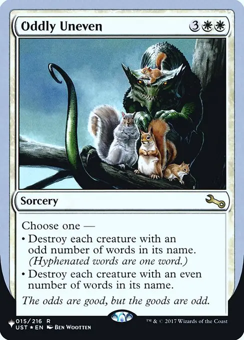 Oddly Uneven [Foil]