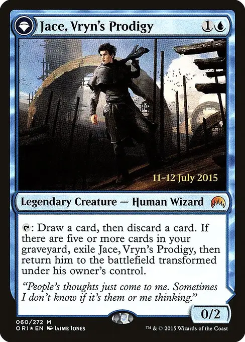 Jace, Vryn's Prodigy // Jace, Telepath Unbound [Foil]