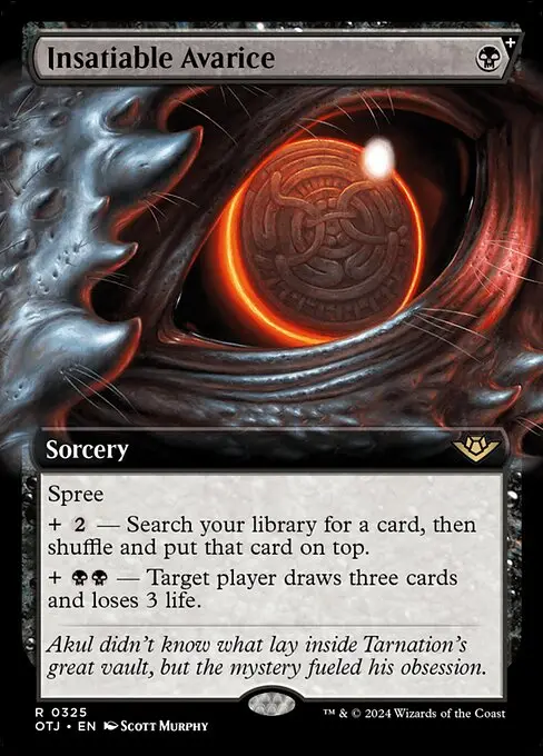 Insatiable Avarice [Foil]