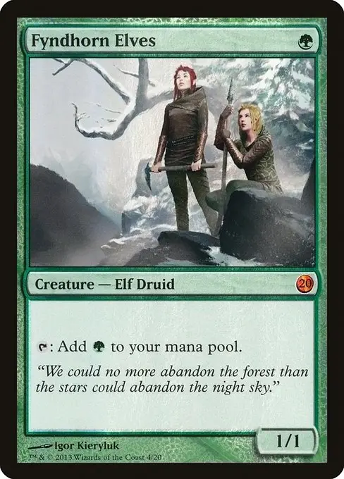 Fyndhorn Elves [Foil]