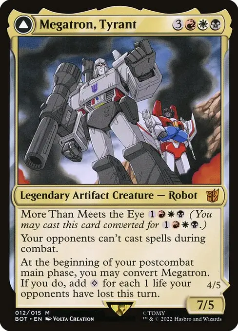 Megatron, Tyrant // Megatron, Destructive Force [Foil]