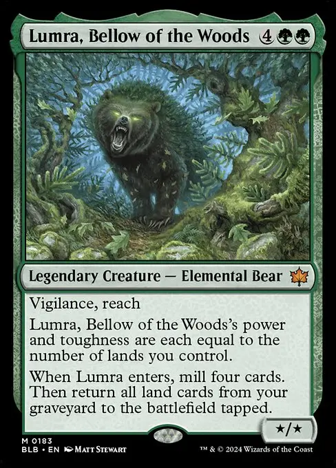Lumra, Bellow of the Woods [Foil]