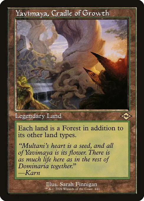 Yavimaya, Cradle of Growth [Etched]