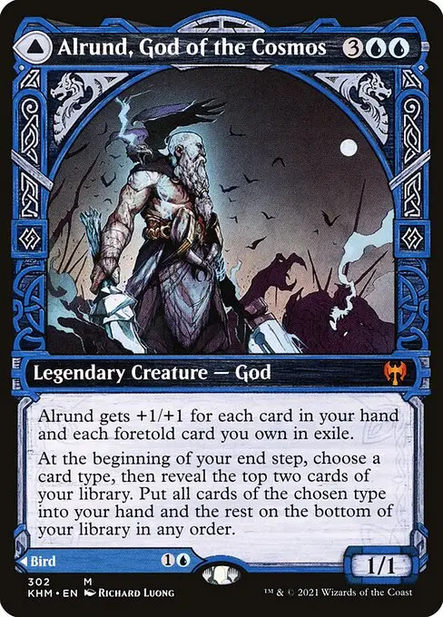 Alrund, God of the Cosmos // Hakka, Whispering Raven [Foil]