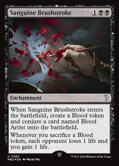 Sanguine Brushstroke [Foil]