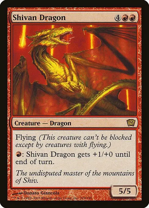 Shivan Dragon [Foil]