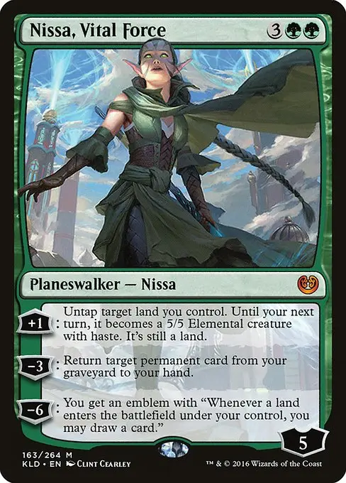 Nissa, Vital Force [Foil]