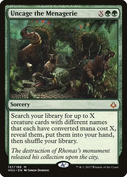 Uncage the Menagerie [Foil]