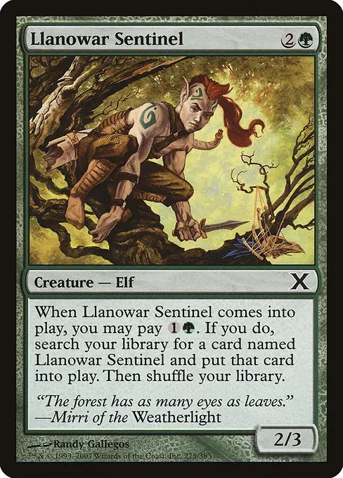 Llanowar Sentinel [Foil]
