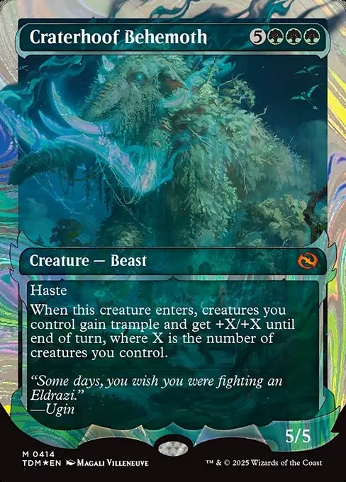 Craterhoof Behemoth [Foil]