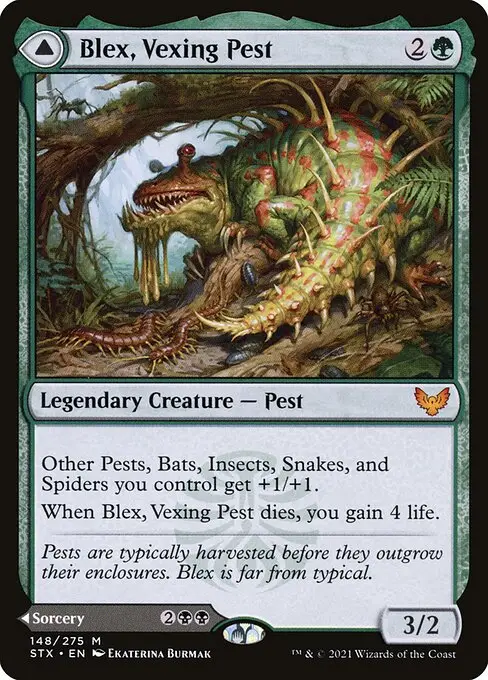 Blex, Vexing Pest // Search for Blex [Foil]