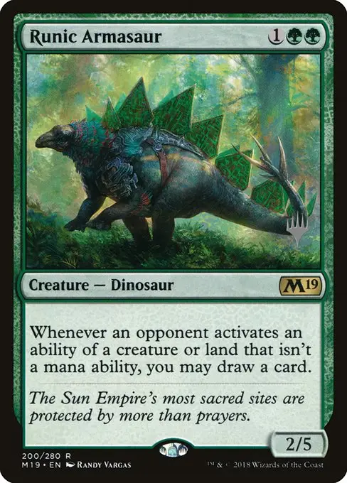Runic Armasaur [Foil]