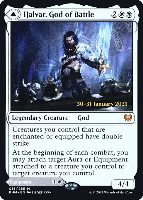 Halvar, God of Battle // Sword of the Realms [Foil]