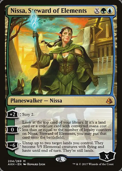 Nissa, Steward of Elements [Foil]